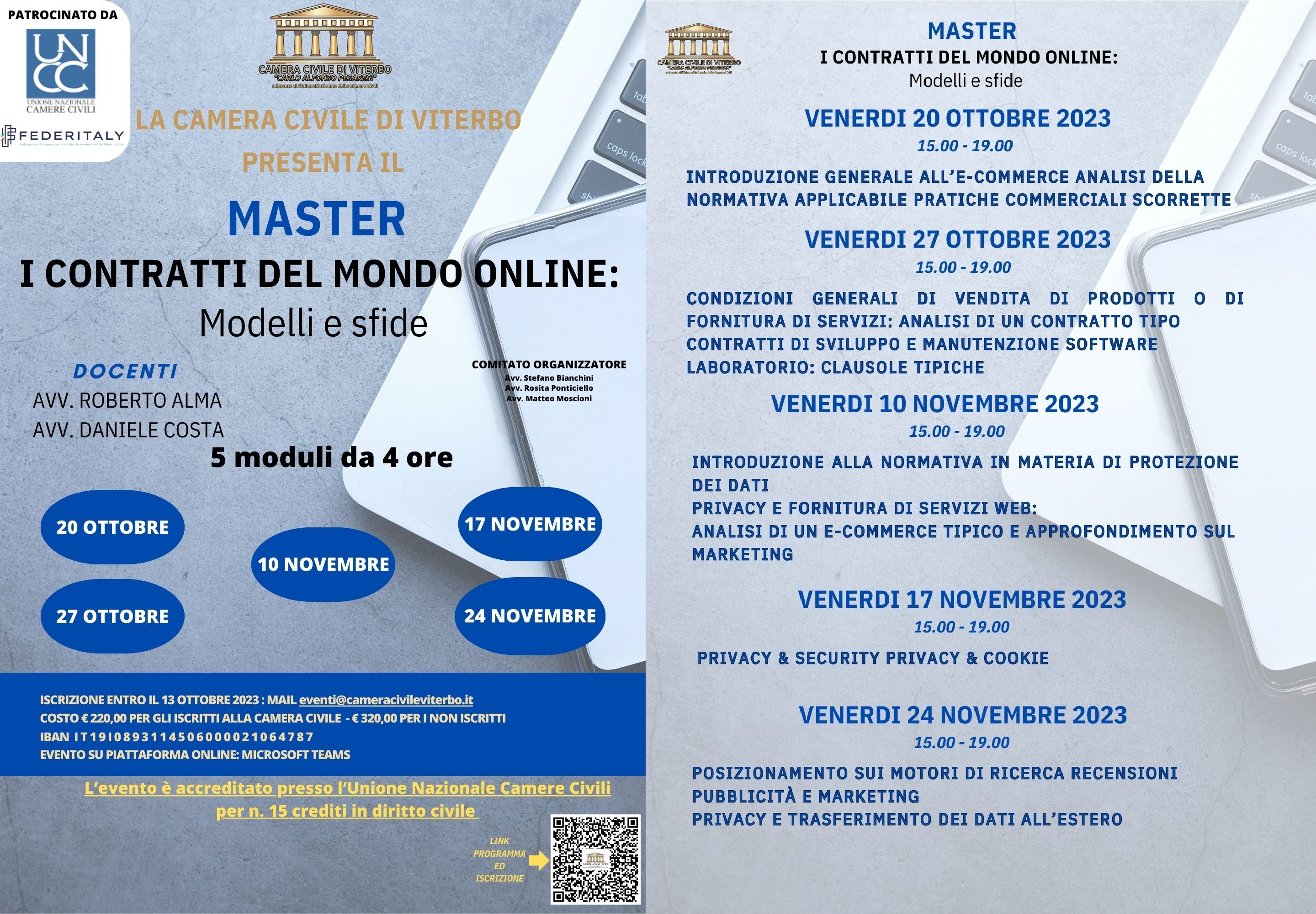 Master i contratti del mondo digitale definitiva